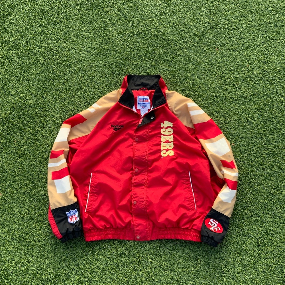 Vintage Reebok Pro Line San Francisco 49ers Windbreaker Jacket